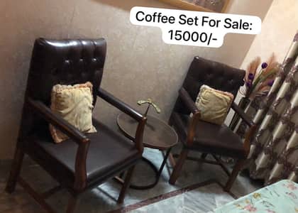 Heavy wooden frame chairs | Coffee Set | Fixed price
