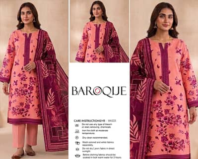 % FINE FABRIC 3 PIECE