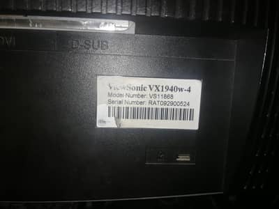 ViewSonic 19" Border LCD Monitor-For Sale