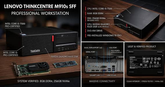 Lenovo thinkcentre M910s | Core I5 7th gen