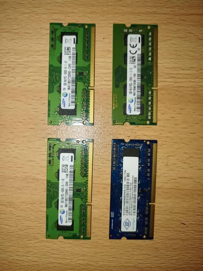 DDR3 & DDR3L RAMs For Laptops & Desktop PCs.  2Gb/4Gb.  Samsung.