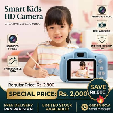 ​Mini HD Digital Camera for Kids (Rechargeable)