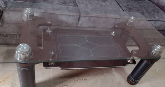 7seater sofa with center table