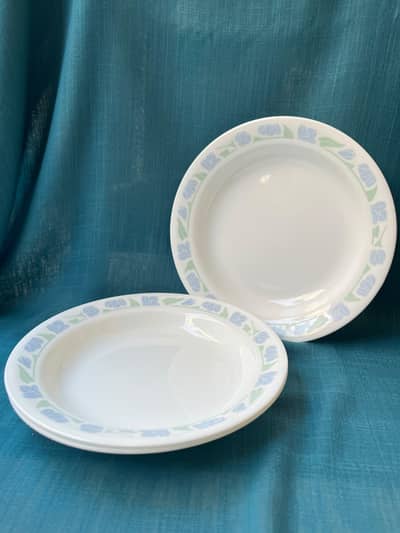 Original Corelle USA "Friendship" Dinner Plates (Set of 3)