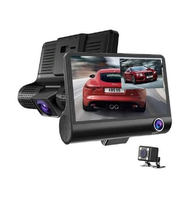 WDR Dashcam 3 Camera Lens Video Car DVR Full HD 1080P
