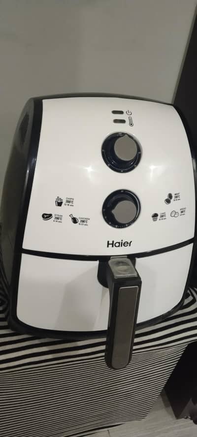 haier air fryer. . . with warranty card