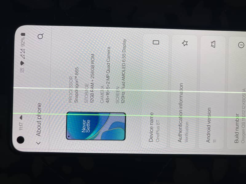 One Plus 8T 0