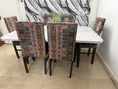 6 Chair Dinning Table