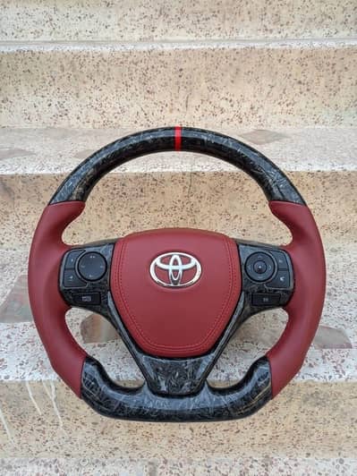 Toyota Grande Yaris carbon fiber steering wheel