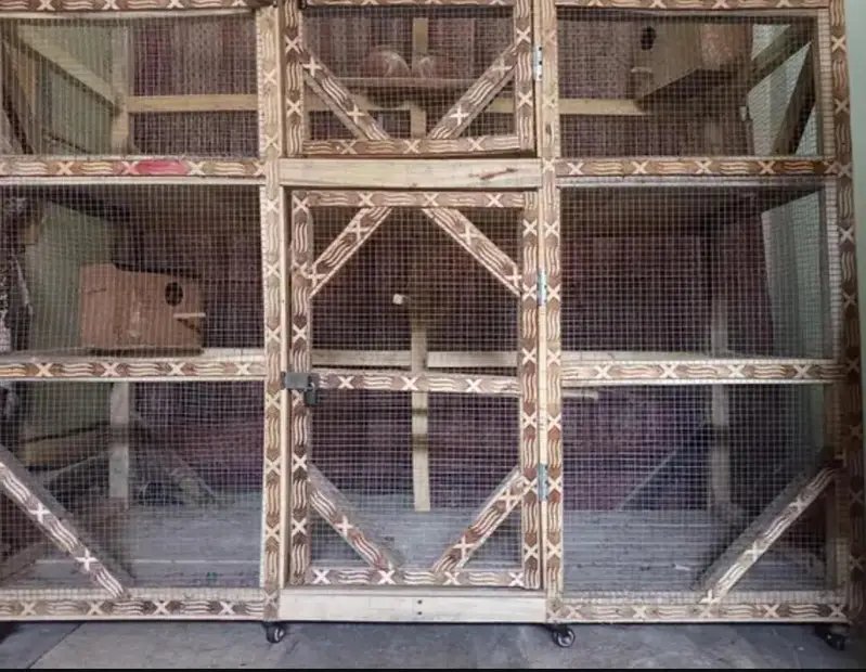 Tier Wooden Breeding Cage – Perfect for Birds & Small Pets — photo 4