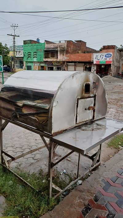 Wood fire pizza oven