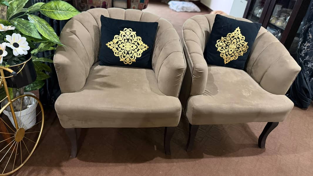 two coffee set sofa with coffee table 2