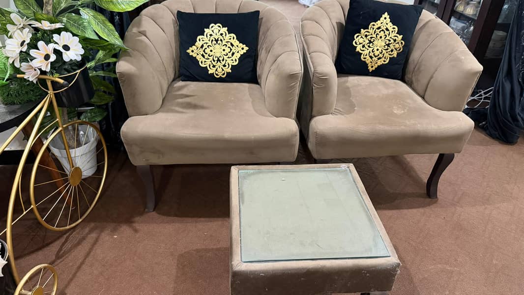 two coffee set sofa with coffee table 3
