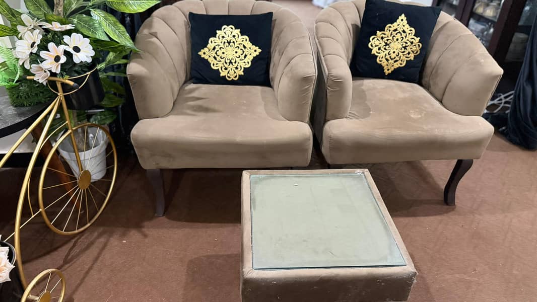 two coffee set sofa with coffee table 7