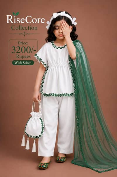 Alkaram classic stitch dress available