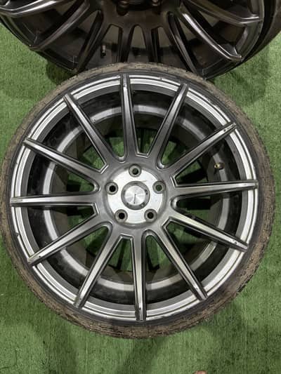 North wheel rims and tyres