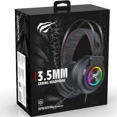 GAMENOTE 3.5mm RGB Gaming Headphone with Mic – Immersive Stereo Sound