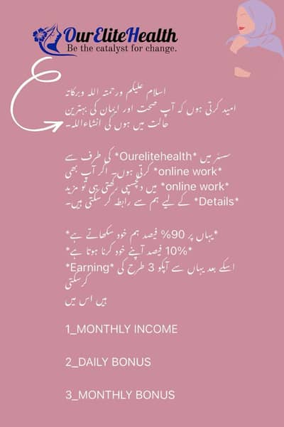 Online work available for females