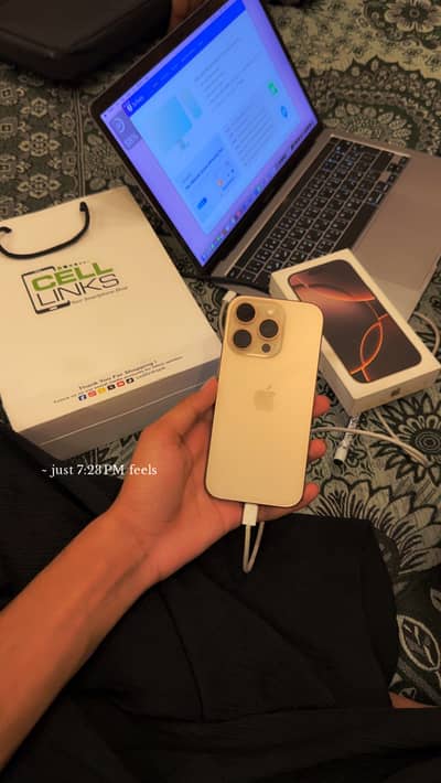 Iphone 16 pro  128 box cable