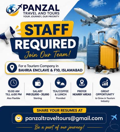 Management Staff For Tourism Company