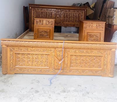 Bed set / Luxury bed / wooden bed / double bed / king size bed / bed