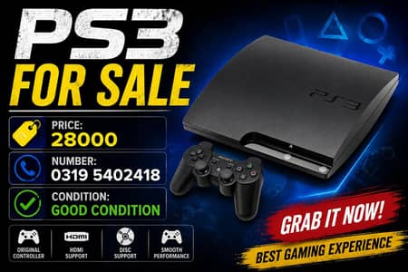 PS3 For sale.