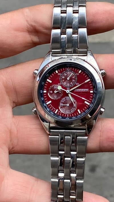 Ricoh chronograph solar powered