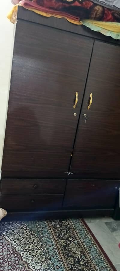 wooden cupboard