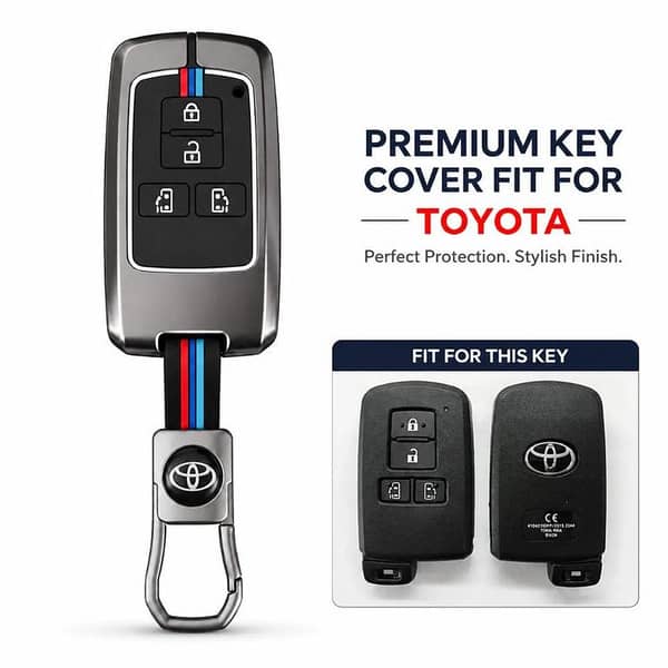 Toyota Sienta Hybird Metal Alloy Key cover