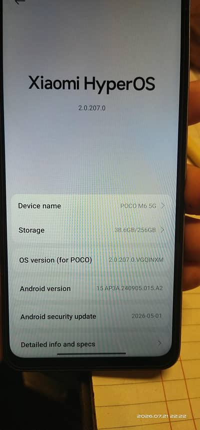 poco m6 5g for sale 8/256 gb