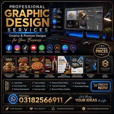Professional Graphic Designer | Logo & Thumbnail Design