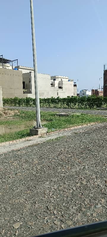 5 Marla Plot For Sale Corner Facing Park