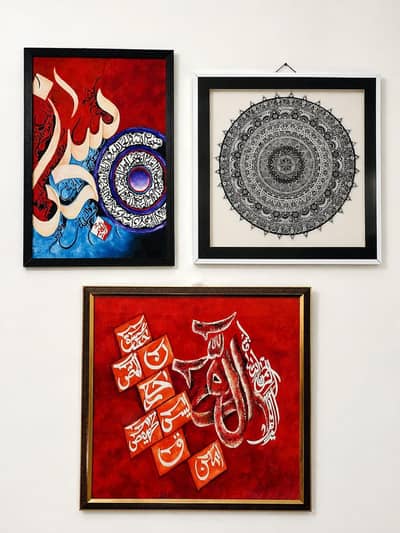 Oil painting and Mandola Art