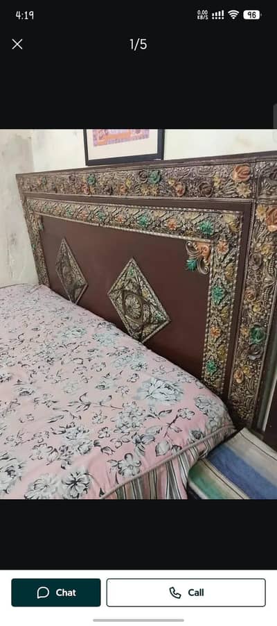 king bed with dressing table