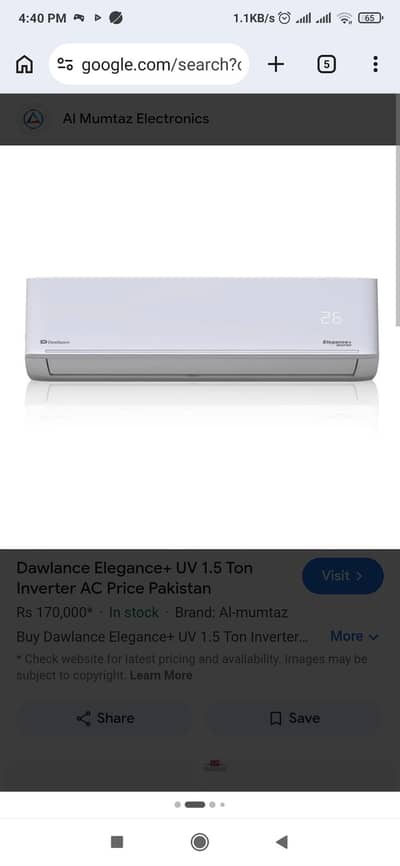 SPLIT AC ELEGANCE+UV INVERTER 30
