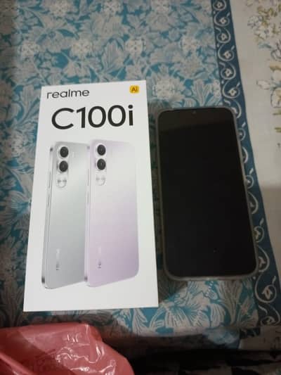 Realme C100i 4/64 GB with complete box in ful waranty
