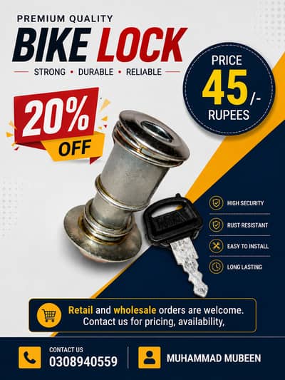 Motorcyle Bike Lock