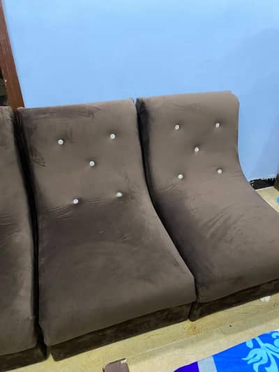 4 pieces sofas. . .