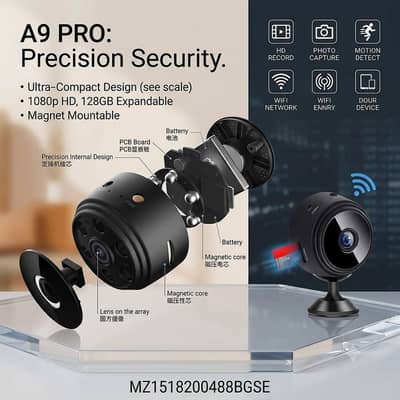 50% OFF —  A9 Mini Wireless Smart Camera (HD Wi-Fi & Night Vision)