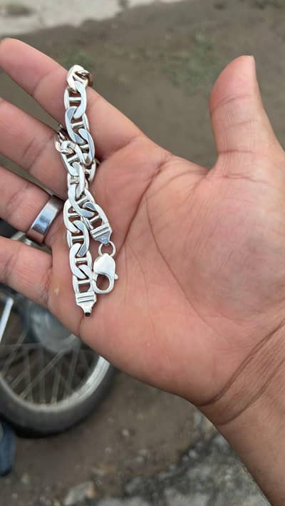 Italian 925 silver braclate  pure Chandi for sall