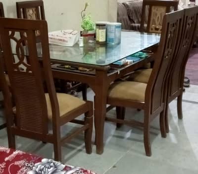 Dining Table With 6 Chairs For Sale