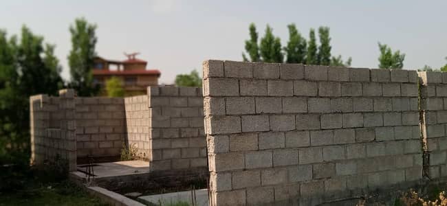 Semi Constructed Plot for Sale