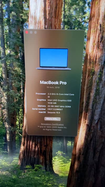 Mackbook Pro 16” 2019 | Core i9 | 32GB RAM | 1TB SSD