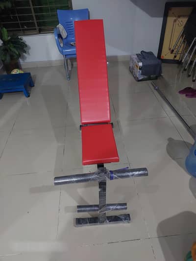 Multi purpose Gym incline bench with abs structure