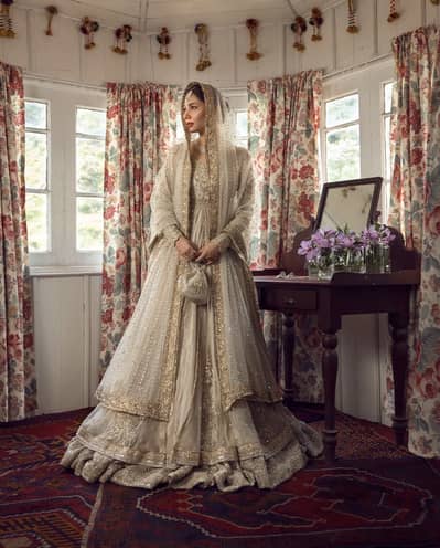 Bridal dress for sale Brand Faiza Saqlain ( 3 hours used only)