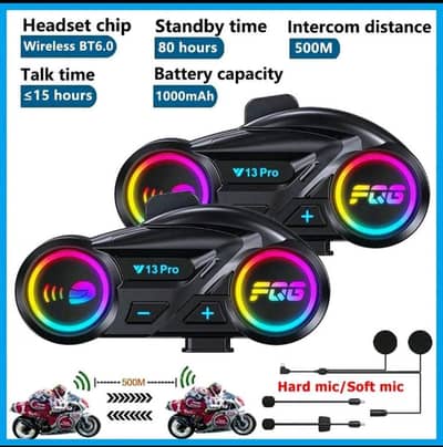 Y12 Pro Intercom Device for Helmets