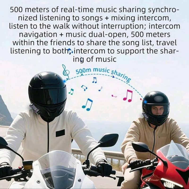 Y12 Pro Intercom Device for Helmets 5