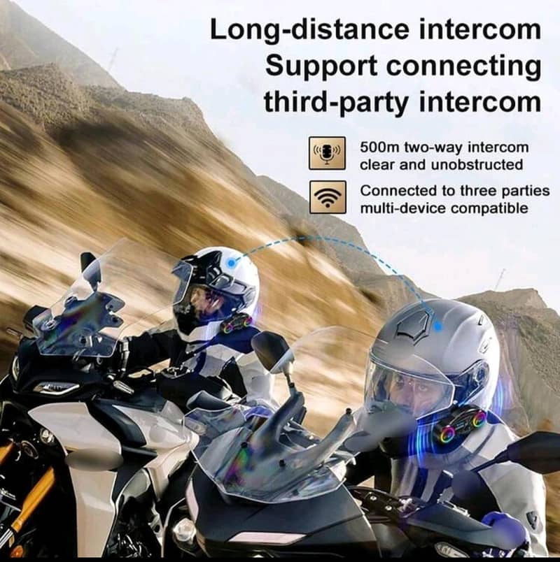 Y12 Pro Intercom Device for Helmets 6