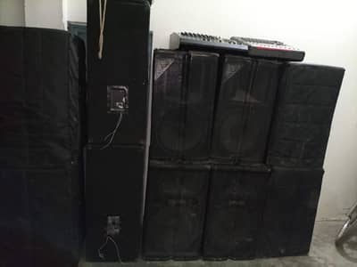 Sound System SP 2  4 dibby Fore sale and 2 Micxer