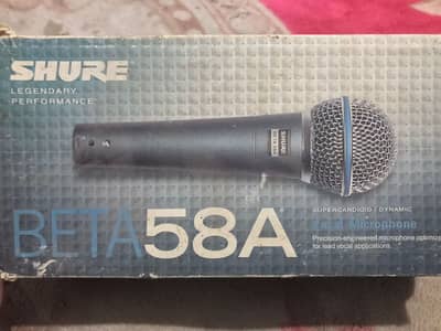 Shure Beta 58 Mic For Sale